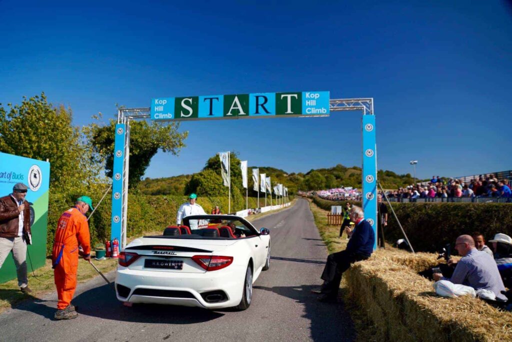 H.R. Owen Maserati at the Kop Hill Climb
