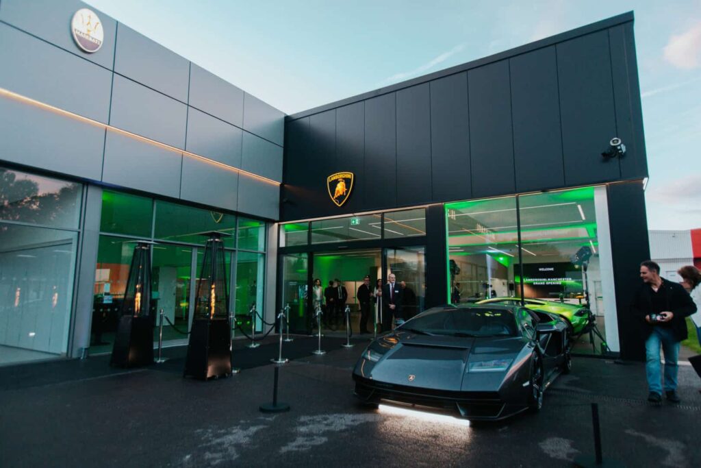 Lamborghini Manchester officially opens new showroom