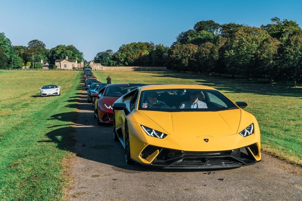 A convoy like no other: raging bulls on the march to Salon Privé